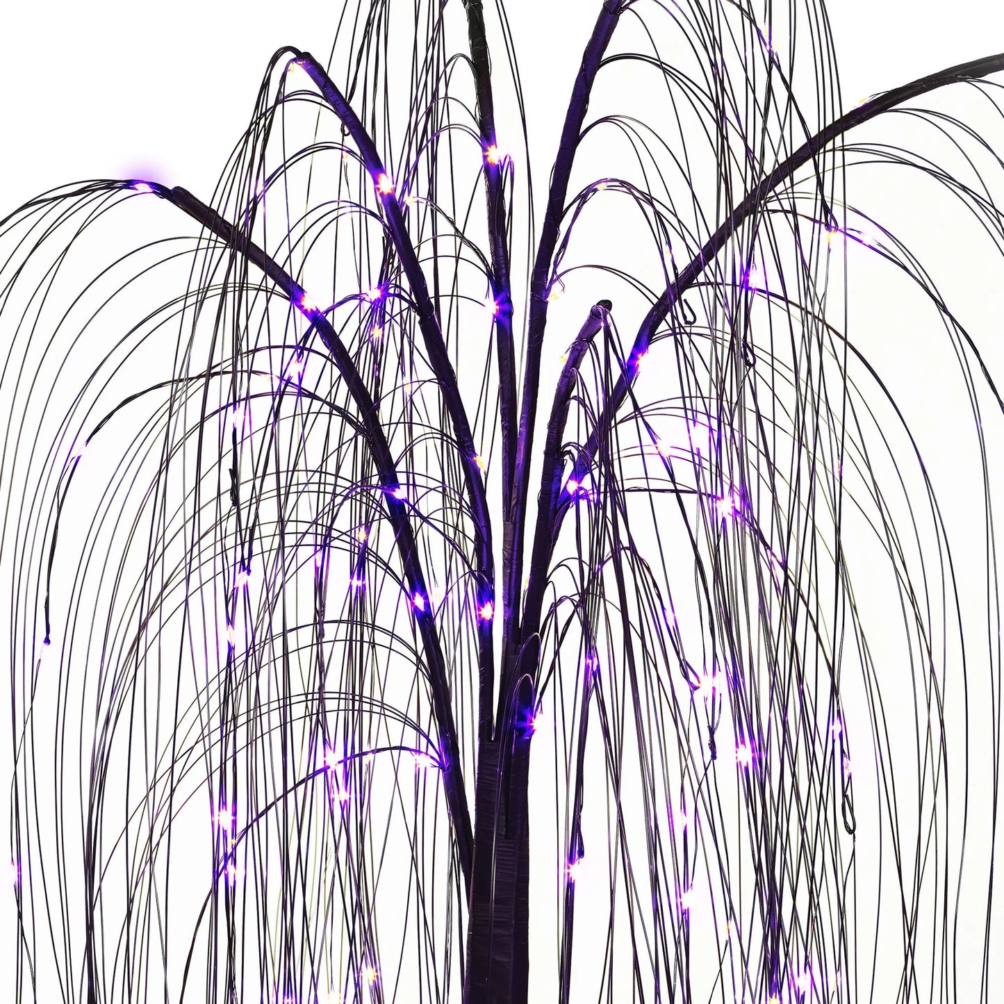 Orange and Purple Willow Tree, 48in, Color Changing LEDs, 8-Function Battery-Operated, Halloween Indoor/Outdoor, by Way To Celebrate nirvanaguru