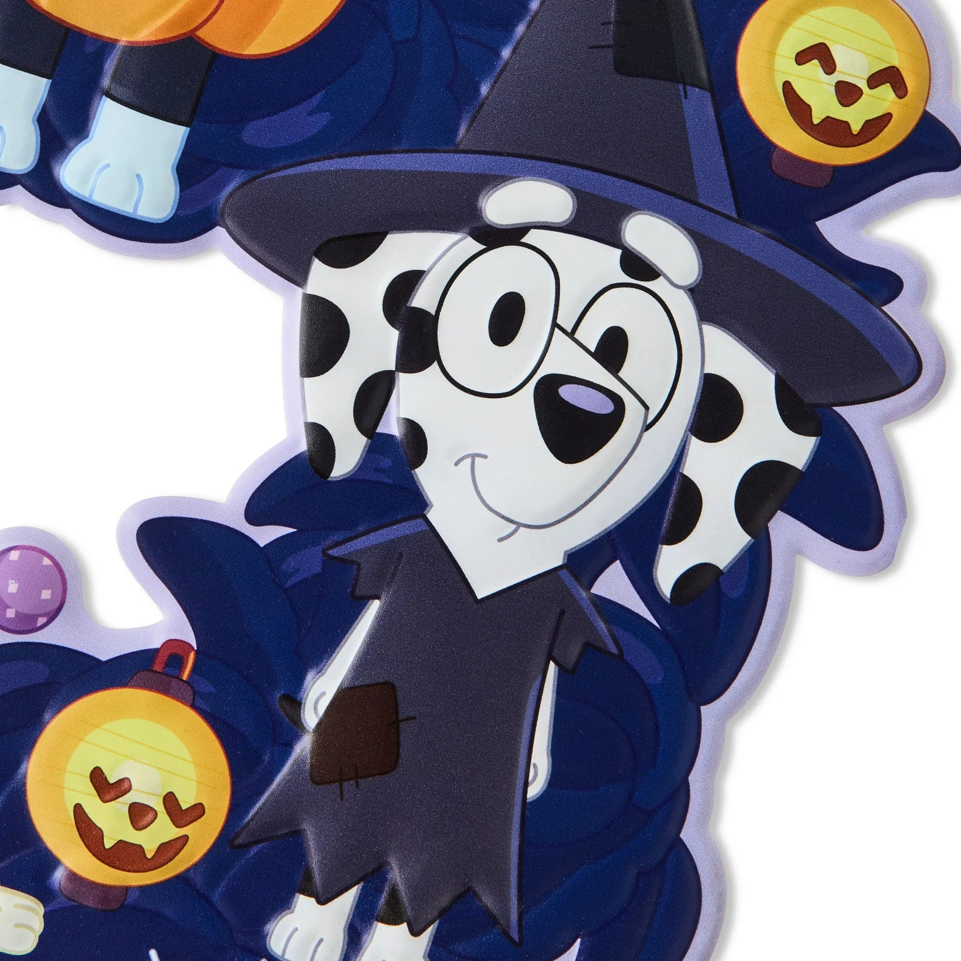 Bluey Halloween Metal Wreath, 15", Multi-Color, by Ruz nirvanaguru