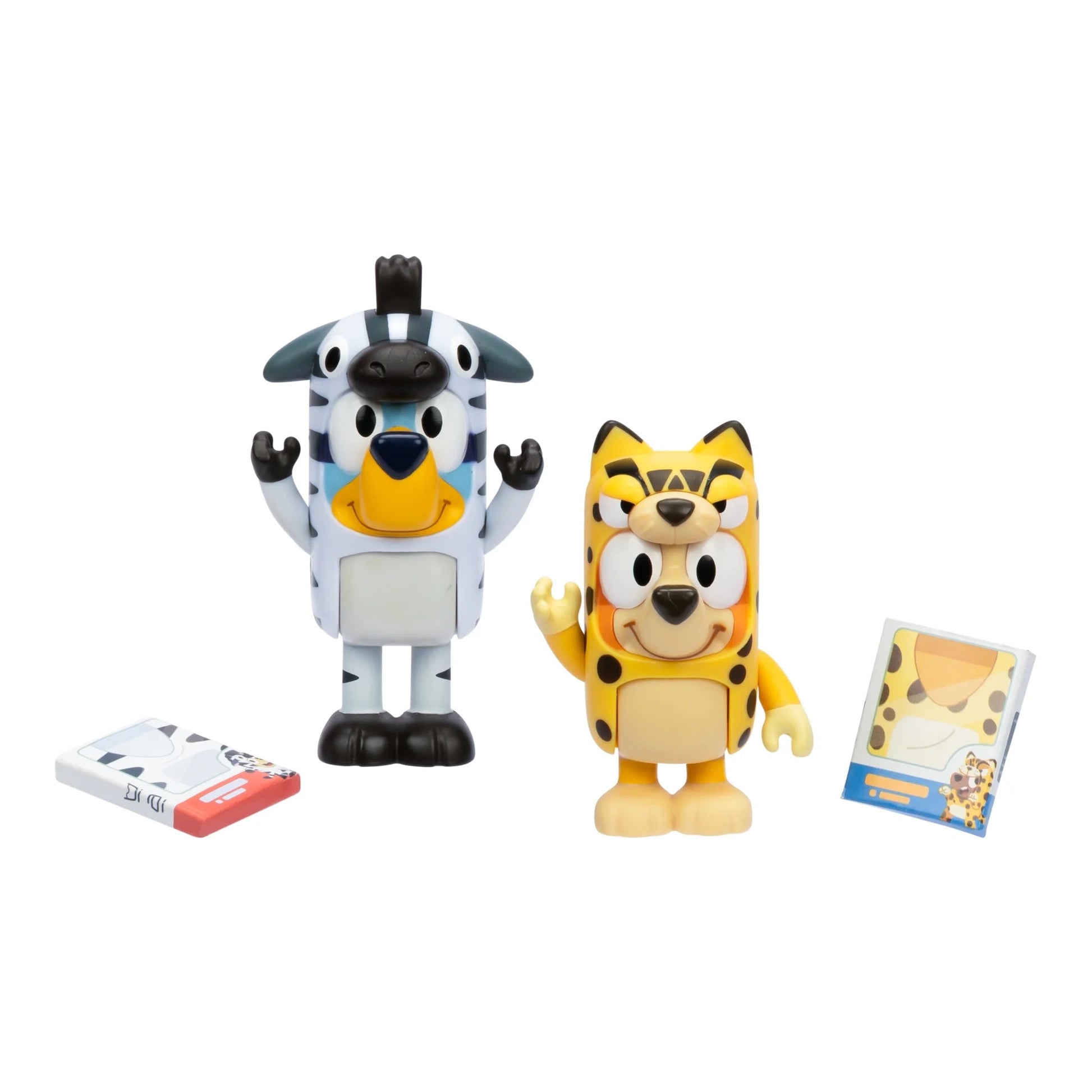 Bluey Figure Animal Costumes 2-Pack, 2.5 inch Bluey and Bingo Figures, Toys for Kids 3-6 Years nirvanaguru
