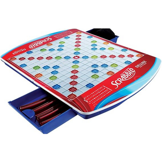 Hasbro Gaming Scrabble Deluxe Edition Board Game Nirvana Guru