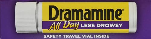 Dramamine All Day Less Drowsy, Motion Sickness Relief, 8 Count