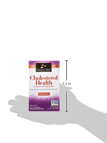 Bravo Tea Cholesterol Health Herbal Tea Caffeine Free, 20 Tea Bags - Nirvana Guru
