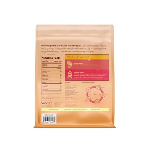 Clear Whey Isolate Protein Powder, Frosty Lemonade, 20g Complete Protein per Serving, No Added Sugar, Grass-Fed, 21 Servings Nirvana Guru