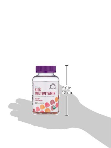 Amazon Brand - Mama Bear Organic Kids Multivitamin, 60 Gummies, 1 Month Supply (Packaging May Vary), Berry, Cherry & Orange Nirvana Guru