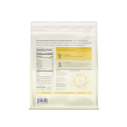 Clear Whey Isolate Protein Powder, Frosty Lemonade, 20g Complete Protein per Serving, No Added Sugar, Grass-Fed, 21 Servings Nirvana Guru