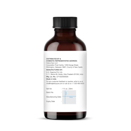 Majestic Pure Lavender Essential Oil with Glass Dropper | 100% Pure and Natural Lavender Oil | Premium Grade Essential Oils for Diffusers, Skin, Aromatherapy, Massage | 4 Fl Oz - Nirvana Guru