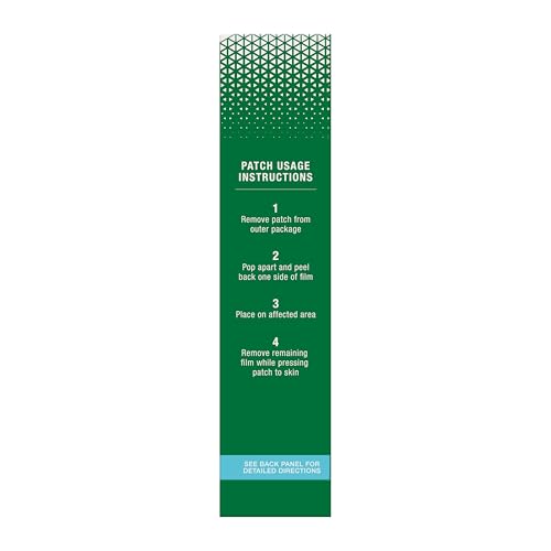 Biofreeze Large Pain Relief Patches, Menthol Pain Patches for Lower Back, Neck, Knee, & Shoulder, Comfortable & Flexible Fabric Stays in Place, FSA Eligible, 5 ct
