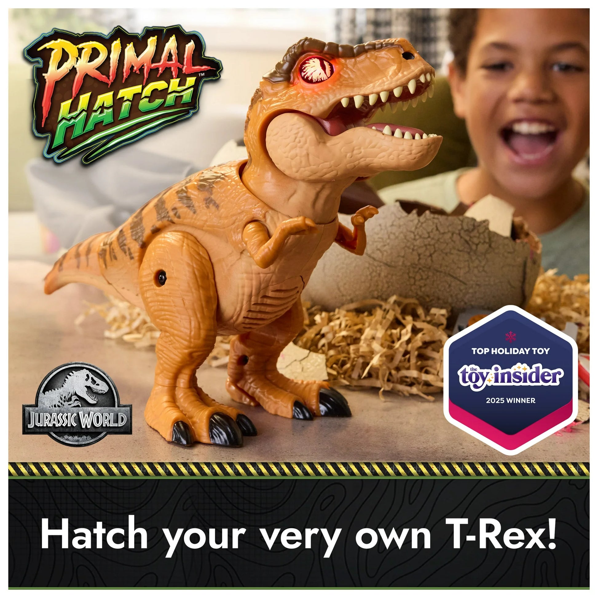 Jurassic World Primal Hatch T-Rex, Interactive Dinosaur Toy for Kids Ages 5 and up nirvanaguru