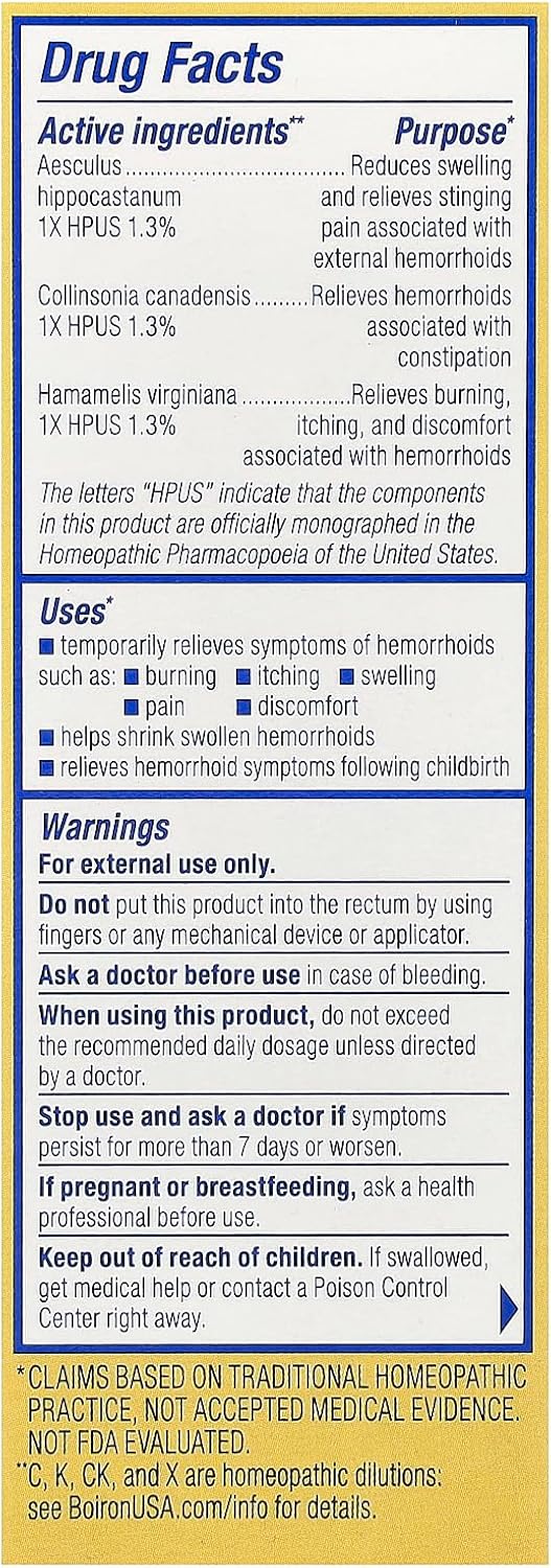 Boiron HemCalm Ointment for Hemorrhoid Relief of Pain, Itching, Swelling or Discomfort - 1 oz - Nirvana Guru