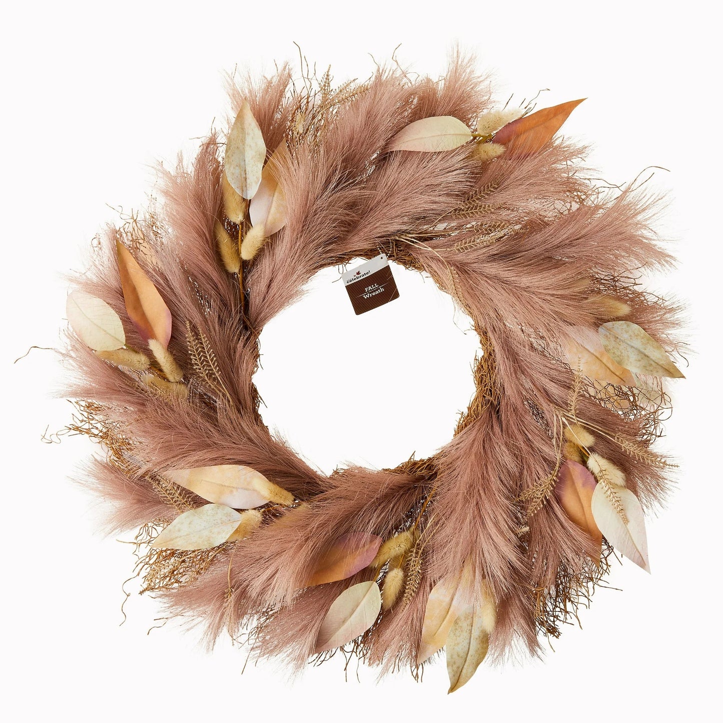 Harvest Pampas Grass Wreath, Halloween by Way To Celebrate nirvanaguru