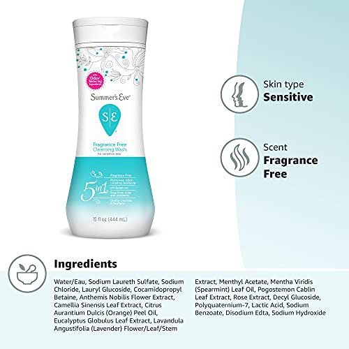 Summer's Eve, Ultimate Odor Control, Feminine Body Wash with Boric Acid, Removes Odor, Feminine Wash with pH Balance, 15 Fl Oz Nirvana Guru