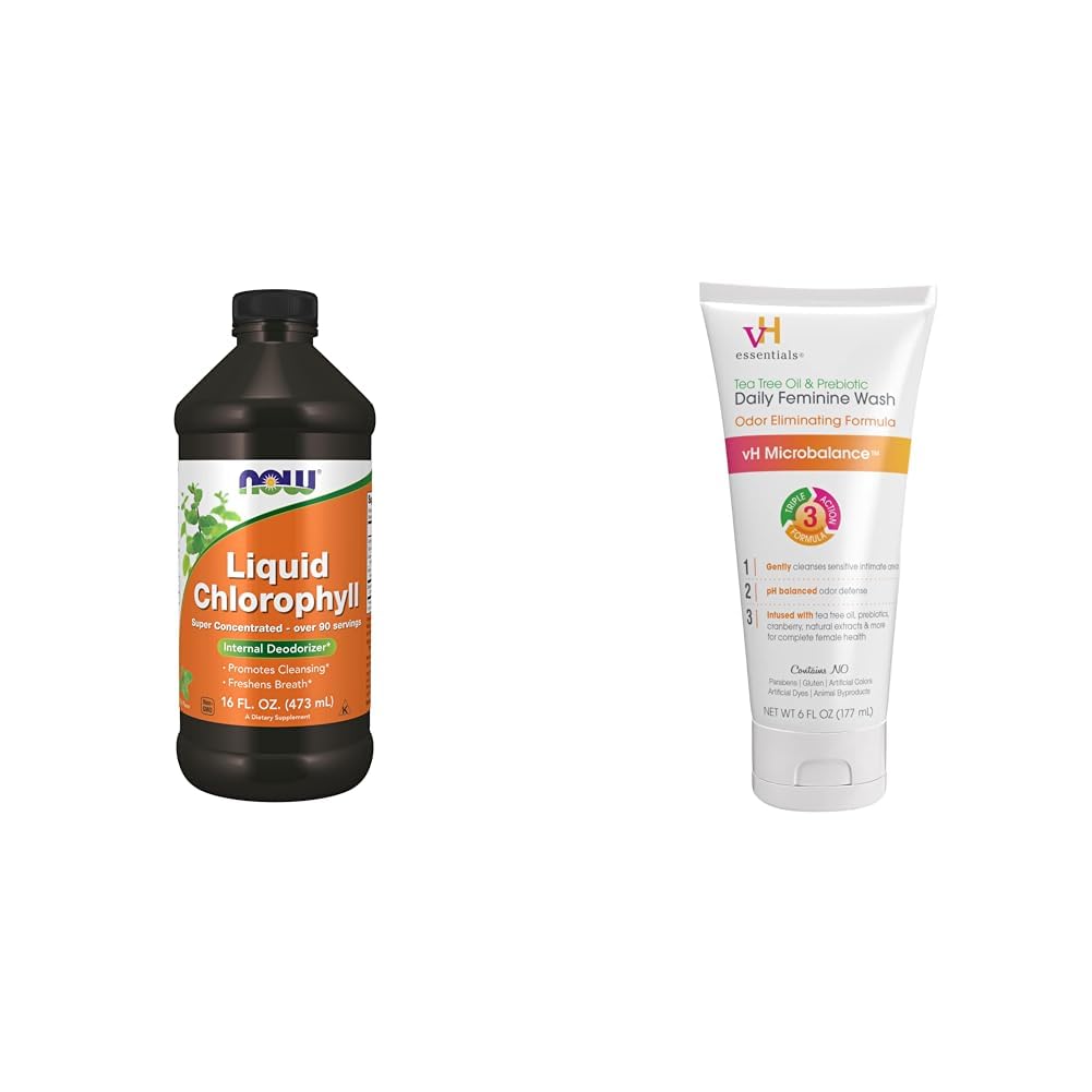 NOW Foods Supplements, Liquid Chlorophyll, Super Concentrated, Internal Deodorizer*,Boost Energy, Mint Flavor, 16-Ounce - Nirvana Guru