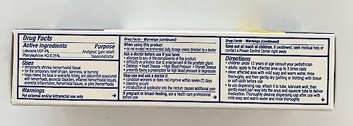 Doctor Butler’s Hemorrhoid & Fissure Ointment – Hemorrhoid Treatment and Hemorrhoid Cream with Lidocaine and Phenylephrine HCI for Fast Acting Relief of Pain, Swelling, Discomfort, and Itching (1 oz.)