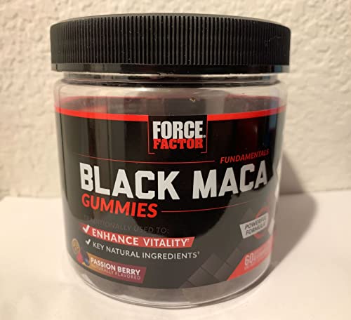 Force Factor Maca Max, Maca Root Capsules to Maximize Vitality & Performance, Made with Black Maca, Red Maca, & Yellow Maca Powder, Maca Root Powder, 2000mg, 120 Capsules