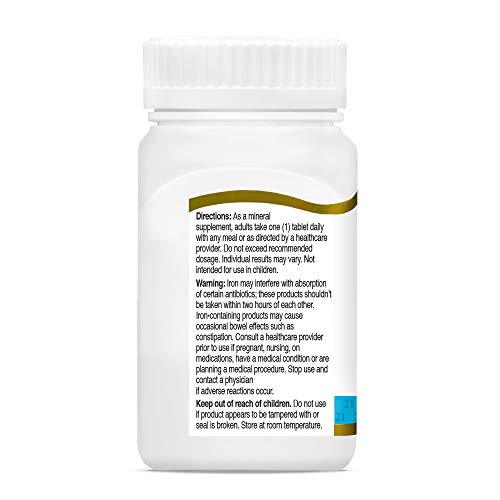 21st Century Slow Release Iron Tablets, 60 Count Nirvana Guru
