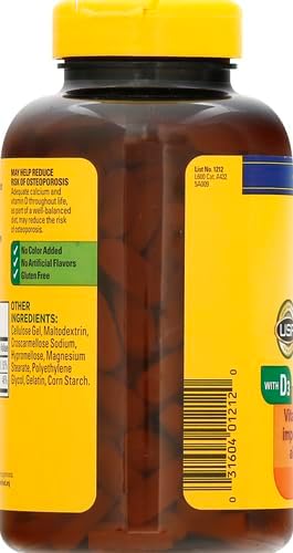 Nature Made Calcium 600 mg with Vitamin D3, Dietary Supplement for Bone Support, 220 Tablets (pack of 1) - Nirvana Guru