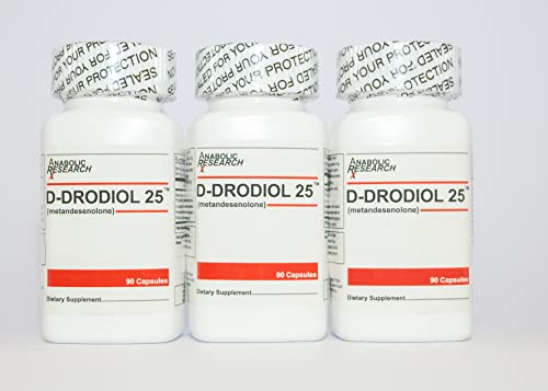 D-Drodiol 25 - Mass, Strength, & Power - 1 Month Supply Nirvana Guru