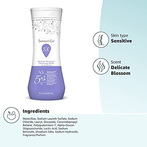 Summer's Eve, Ultimate Odor Control, Feminine Body Wash with Boric Acid, Removes Odor, Feminine Wash with pH Balance, 15 Fl Oz Nirvana Guru