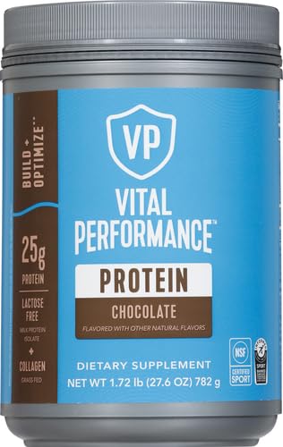 Vital Proteins Performance Powder, Collagen Peptides & Protein Isolate Powder, NSF Certified for Sport, Chocolate, 1.72lb - Nirvana Guru