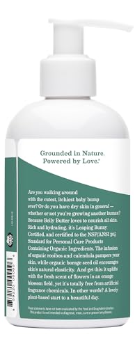 Earth Mama Belly Butter, Maternity Moisturizer for Dry Skin | Lotion for Pregnancy and Postpartum Recovery Self Care, Body Cream with Aloe, Fragrance Free, 8-Fluid Ounce Nirvana Guru