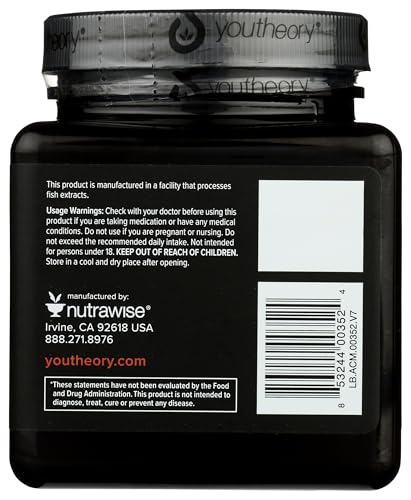 Youtheory Men's Collagen - 5,000 mg Collagen - Daily Supplement for Men - for Hair & Skin Support* - Gluten, Soy & Dairy Free - 290 Tablets - Nirvana Guru
