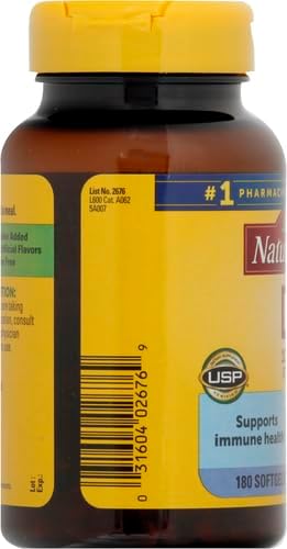 Nature Made Vitamin D3 1000 IU (25 mcg), Dietary Supplement for Bone, Teeth, Muscle and Immune Health Support, 300 Softgels, 300 Day Supply - Nirvana Guru