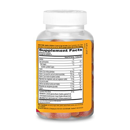 Airborne 750mg Vitamin C Gummies For Adults, Immune Support Supplement with Powerful Antioxidants Vitamins C & E - 42 Gummies, Very Berry Flavor Nirvana Guru
