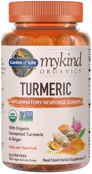 Garden of Life Organics Extra Strength Turmeric Inflammatory Response 120 Tablets-100Mg Curcumin (95% Curcuminoids) Black Pepper, Probiotics, Organic Non-GMO Vegan Gluten Free Herbal Supplement - Nirvana Guru