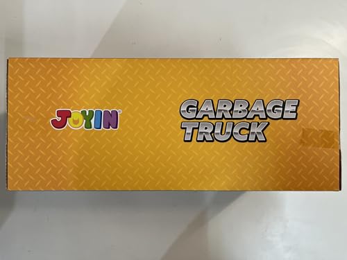 JOYIN Large Friction Powered Garbage Truck Toy Set, Includes Dumpster, Trash Bins, and Learning Cards for Kids, Boy Toys Birthday Gift for Boys Girls Kids Toddler Nirvana Guru