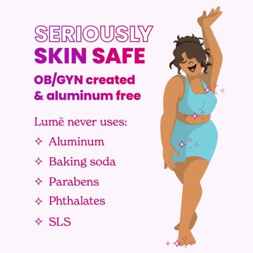 Lume Acidified Deodorant Wipes - 24 Hour Odor Control - Aluminum Free, Baking Soda Free, Skin Loving - 15 Count (Pack of 3) (Cool Cucumber) Nirvana Guru