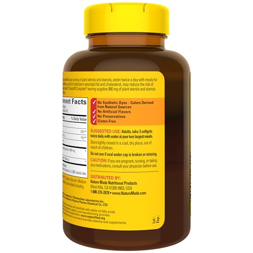 Nature Made CholestOff Complete, 120 Softgels, 20 Day Supply - Nirvana Guru