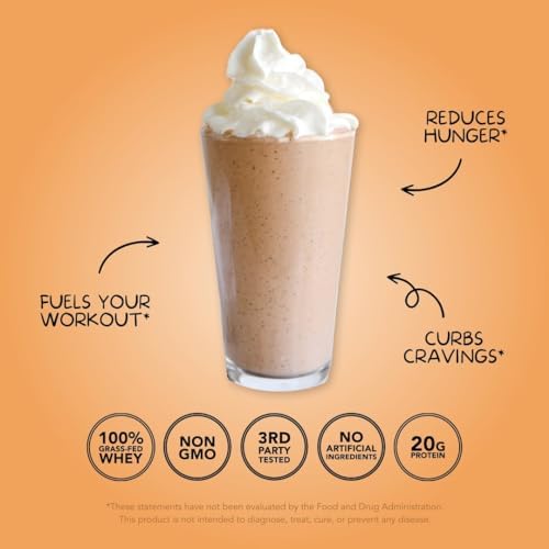 Clean Simple Eats Whey Protein Powder, Simply Vanilla Flavor Naturally Sweetened, 100% Grass Fed Protein Powder with Digestive Enzymes & No Artificial Ingredients, Gluten Free, 30 Servings