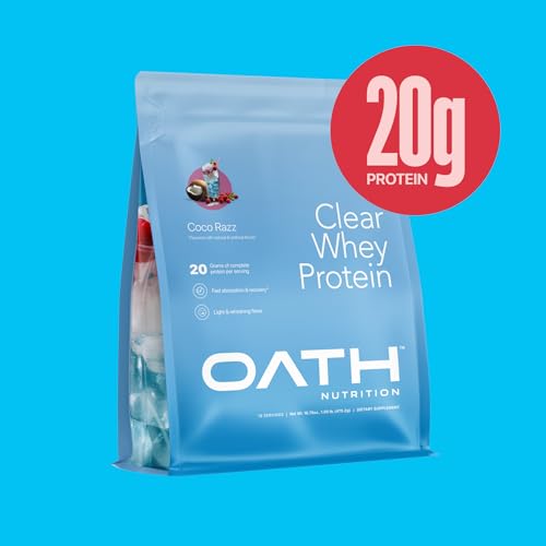 Clear Whey Isolate Protein Powder, Frosty Lemonade, 20g Complete Protein per Serving, No Added Sugar, Grass-Fed, 21 Servings Nirvana Guru