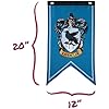 Conquest Journals Harry Potter Wizarding House Banner Flag Set, 12'' x 20'' Polyester Flags, Set of 5 Includes Hogwarts Crest, Gryffindor, Slytherin, Ravenclaw & Hufflepuff Banners, Birthday Party nirvanaguru