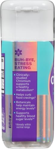 OLLY Combat Cravings, Metabolism & Energy Support Supplement,1000 mcg Chromium, Green Tea, Goji Berry, Ginger - 30 Count Nirvana Guru