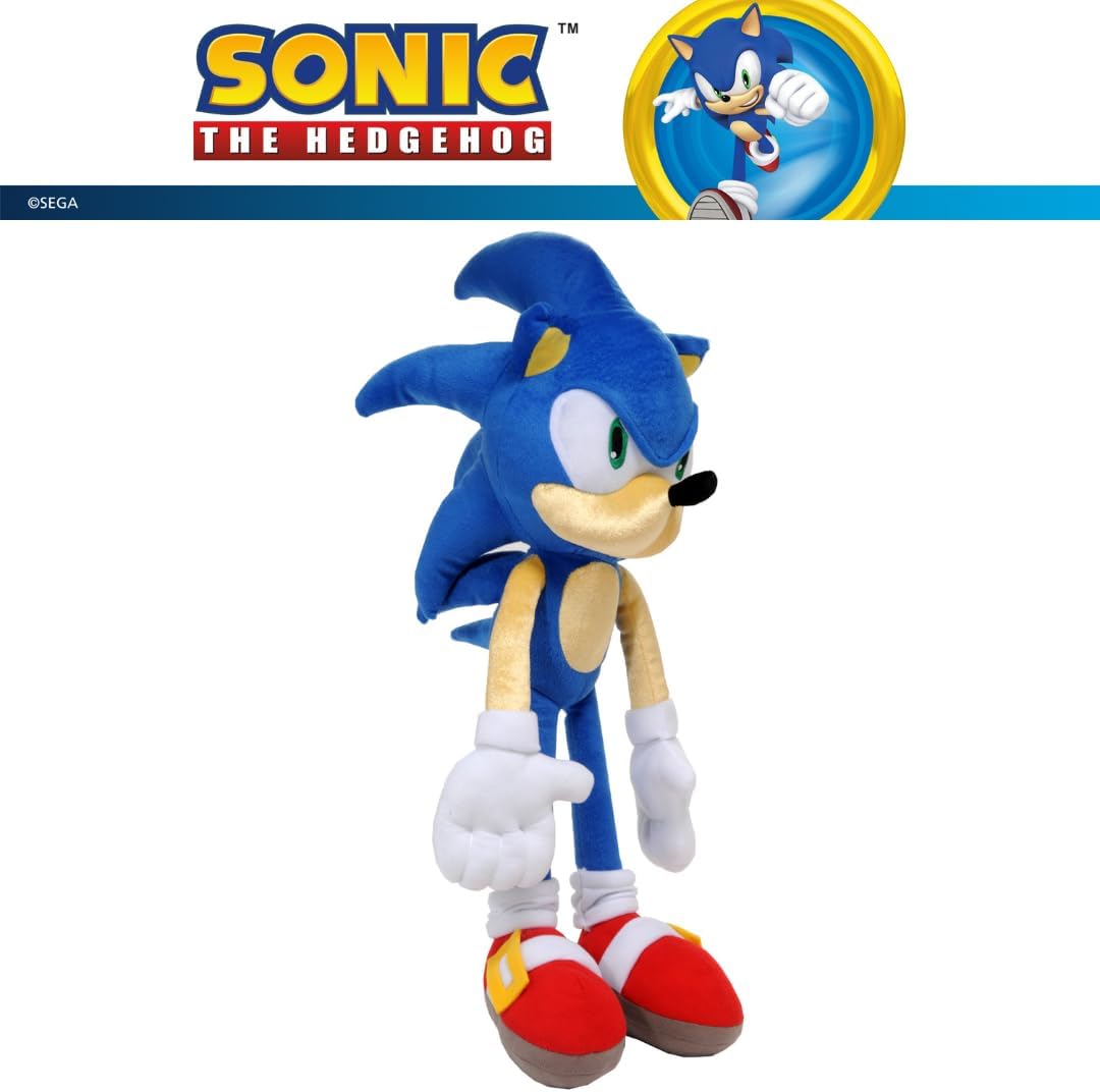 Franco Sonic The Hedgehog Anime Kids Bedding Super Soft Plush Cuddle Pillow Buddy, One Size, (Officially Licensed Product) Nirvana Guru