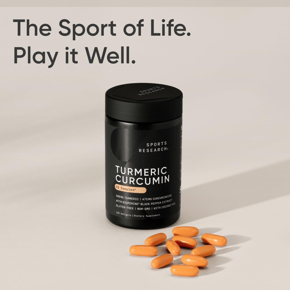 Sports Research Turmeric Curcumin C3 Complex - Nirvana Guru