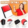 Card Binder 4 Pocket, Trading Card Holder Fits 400 Cards With 50 Removable Sleeves, Portable Collection Card Ablum, Game Card Case book With Zipper for Gift, Red nirvanaguru
