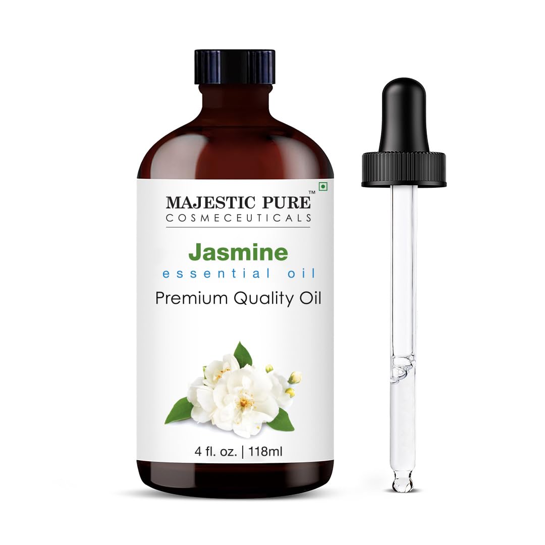 Majestic Pure Lavender Essential Oil with Glass Dropper | 100% Pure and Natural Lavender Oil | Premium Grade Essential Oils for Diffusers, Skin, Aromatherapy, Massage | 4 Fl Oz - Nirvana Guru