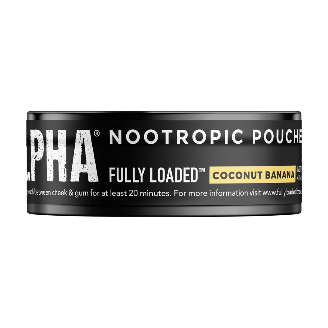 Fully Loaded Alpha Fuel Nootropic Pouches (Wintergreen Fuel) - Nootropic Energy Pouches with Caffeine, Alpha GPC, Tyrosine, Taurine, Guarana and More