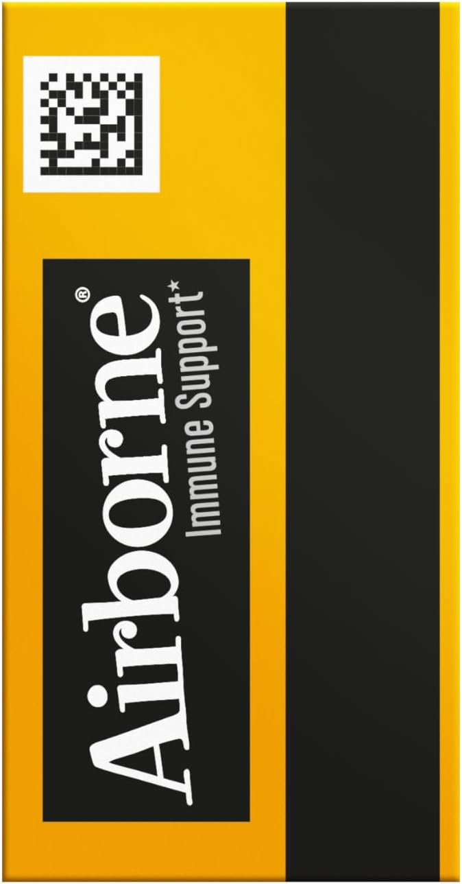 Airborne 1000mg Vitamin C + Zinc Sugar Free Multivitamin Immune Support Effervescent Fizzy Drink Tablets, Zesty Orange Flavor with Powerful Antioxidants Vitamins A C & E, 30 Tablets (3 Pack) Nirvana Guru