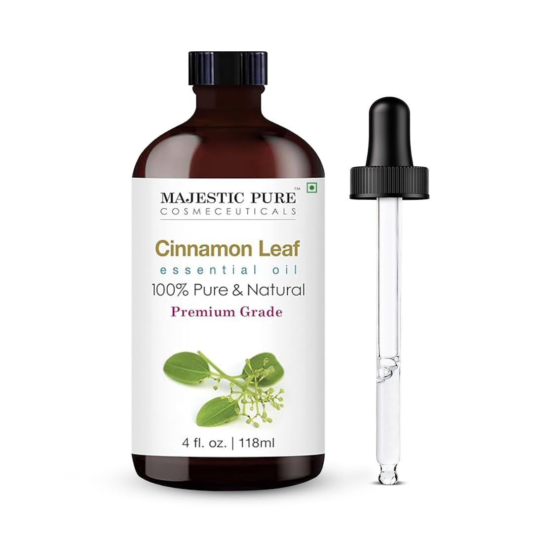 Majestic Pure Lavender Essential Oil with Glass Dropper | 100% Pure and Natural Lavender Oil | Premium Grade Essential Oils for Diffusers, Skin, Aromatherapy, Massage | 4 Fl Oz - Nirvana Guru