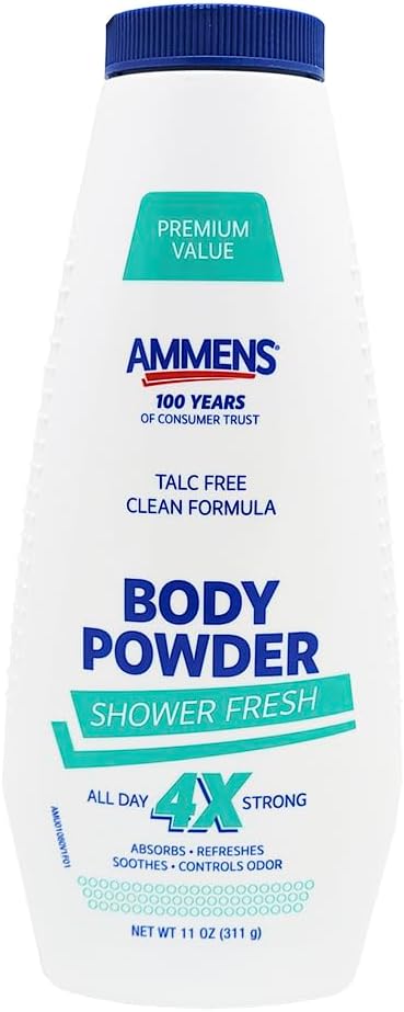 Ammens Powder Shower Fresh 11 oz (Pack of 2) Nirvana Guru