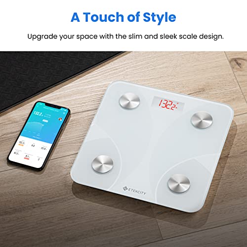 Etekcity Smart Scale for Body Weight FSA HSA Store Eligible, Bathroom Digital Weighing Scale with BMI, Body Fat, Muscle Mass, Accurate Bluetooth Home User Health Equipment Sync Apps Nirvana Guru