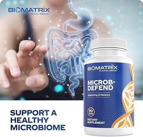 BioMatrix Oil Blend of Thyme, Oregano, Clove, Digestive Supplement for Men and Women, GI Repair Softgels | Microb-Defend (90 Capsules) Nirvana Guru