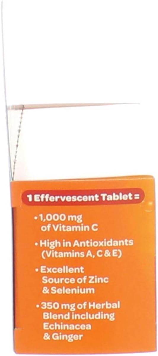 Airborne Effervescent Tablets Zesty Orange - 10 ct, Pack of 5 Nirvana Guru
