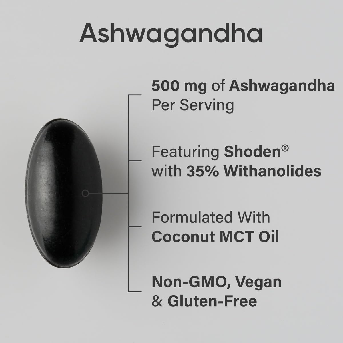 Sports Research® Ashwagandha Softgels with Coconut MCT Oil - Natural Adaptogen Made with Shoden® Ashwa for Relaxation, Calm & Sleep Support - Gluten Free & Vegan Friendly - 60 Count - Nirvana Guru