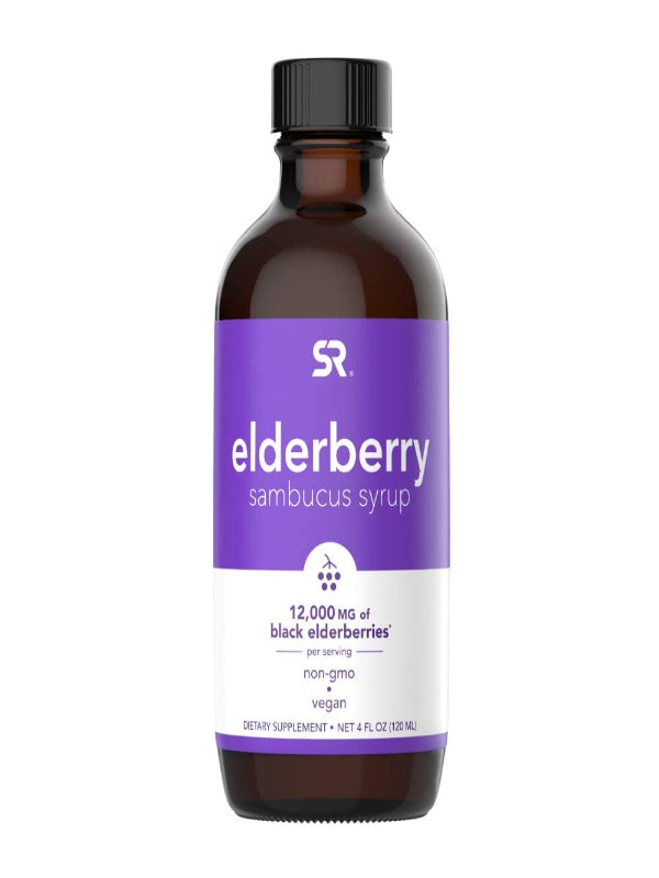 Sports Research Black Elderberry with Zinc, Vitamin C, & Vitamin D, Immune Support Supplement for Adults, 60 Capsules - Nirvana Guru