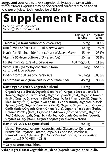 Garden of Life, Raw Vitamin Code B Complex, 120 Veggie Capsules - Nirvana Guru