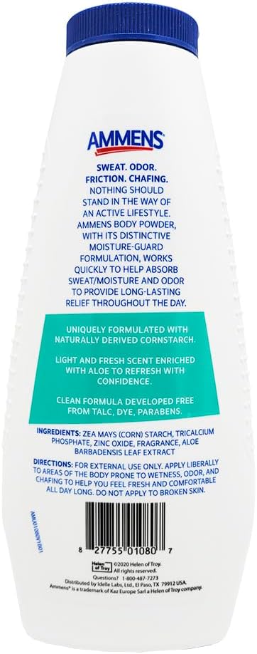 Ammens Powder Shower Fresh 11 oz (Pack of 2) Nirvana Guru
